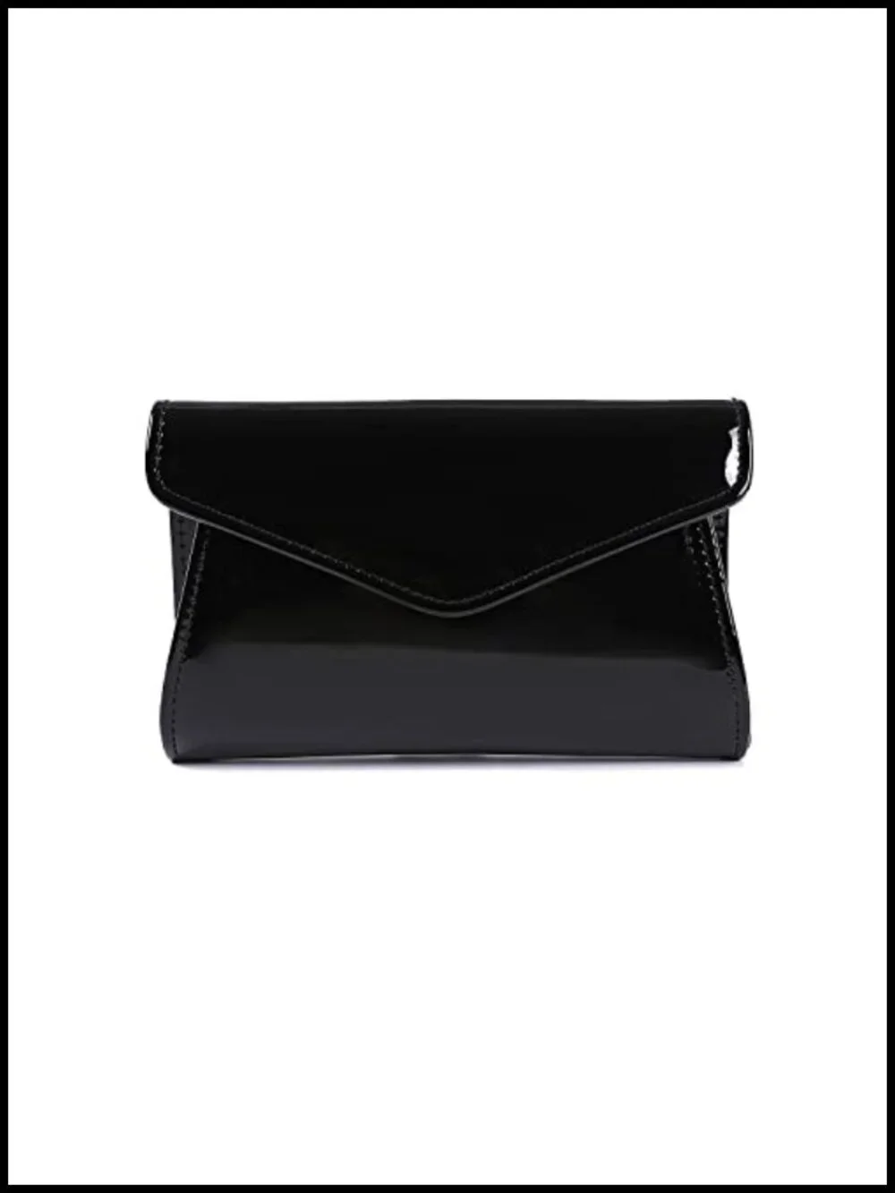 Faux Leather Envelope Clutch Evening Bag Wedding Prom Purse